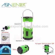 Productos de Líder de Asia 5.5V 50mAH 6 LED Solar Lanterna de Campamento Emergente